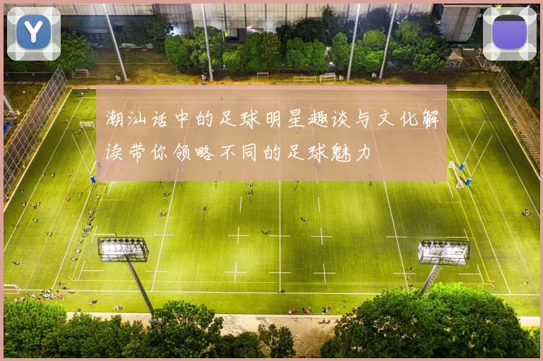 潮汕话中的足球明星趣谈与文化解读带你领略不同的足球魅力