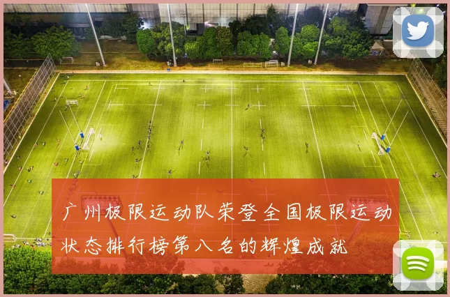 广州极限运动队荣登全国极限运动状态排行榜第八名的辉煌成就