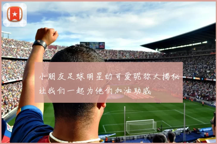 小朋友足球明星的可爱昵称大揭秘让我们一起为他们加油助威